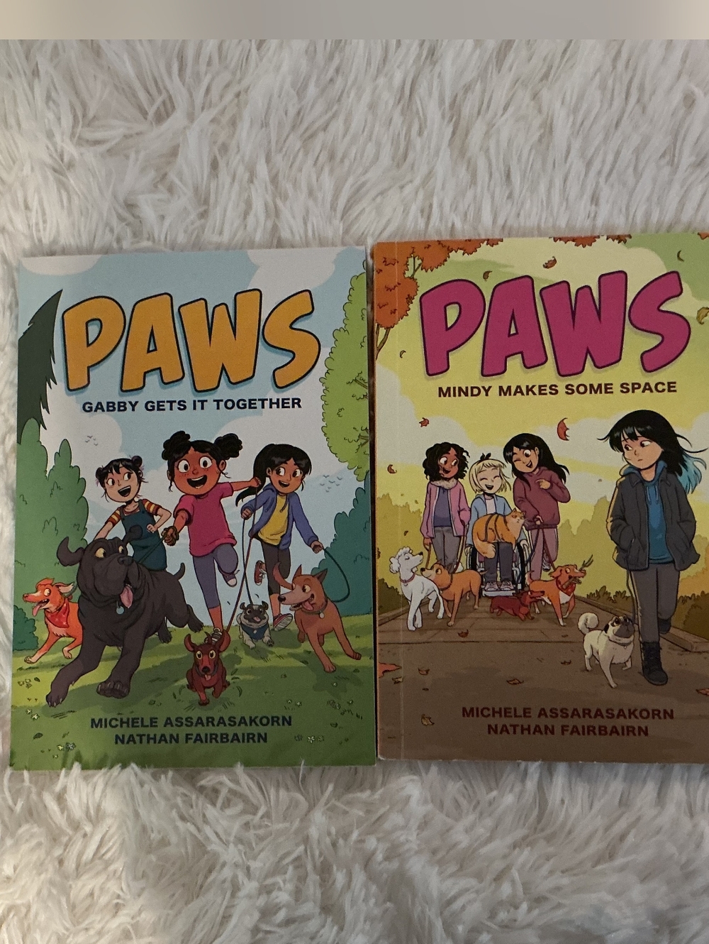 PAWS graphic novel series Books 1 And 2